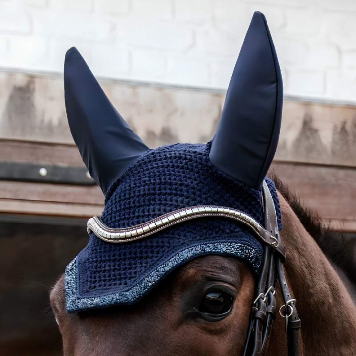 Huva Wellington Glitter Stone Soundless Marinblå i gruppen Hästutrustning / Huvor hos Horseonline AB (4262533FDNA_r)