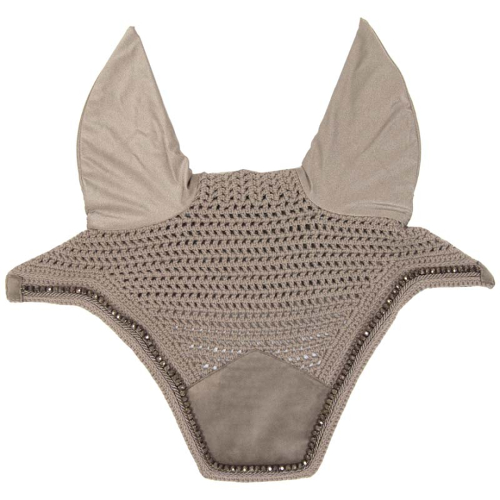 Flughuva Wellington Velvet Pearls Beige i gruppen Hästutrustning / Huvor hos Horseonline AB (42629Be_r)