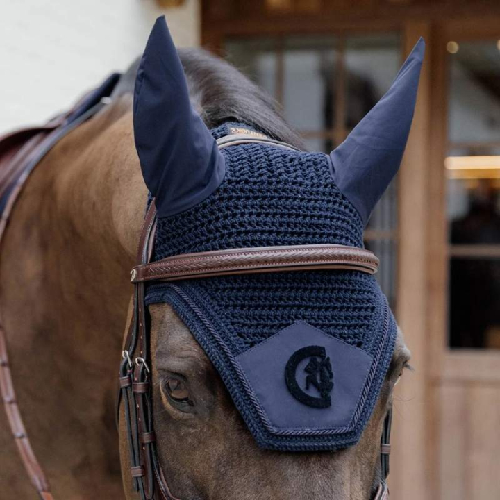 Huva Wellington 3D Logo Marinblå i gruppen Hästutrustning / Huvor hos Horseonline AB (4265701NA)