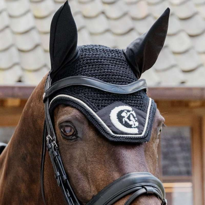 Huva Wellington 3D Logo Rope Svart i gruppen Hästutrustning / Huvor hos Horseonline AB (4266901FBA_r)