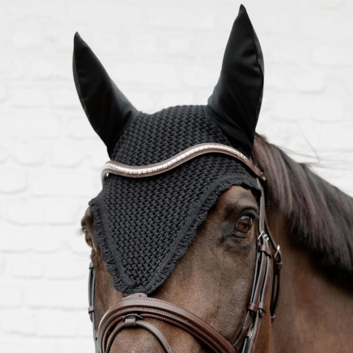 Lång Huva Loop Soundless Svart i gruppen Hästutrustning / Huvor hos Horseonline AB (4267301FBA_r)