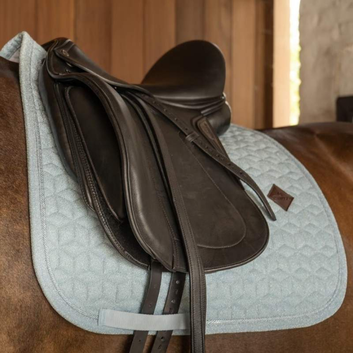 Dressyrschabrak Full Sparkling Ljusblå i gruppen Hästutrustning / Schabrak / Dressyrschabrak hos Horseonline AB (4269961DRLBL_r)