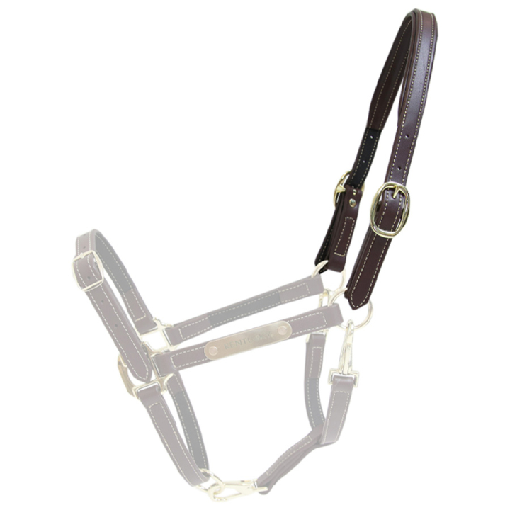 Nackstycke Artificial Anatomic Flexible Brun i gruppen Hästutrustning / Grimmor / Lädergrimmor hos Horseonline AB (4271205NECKBR)