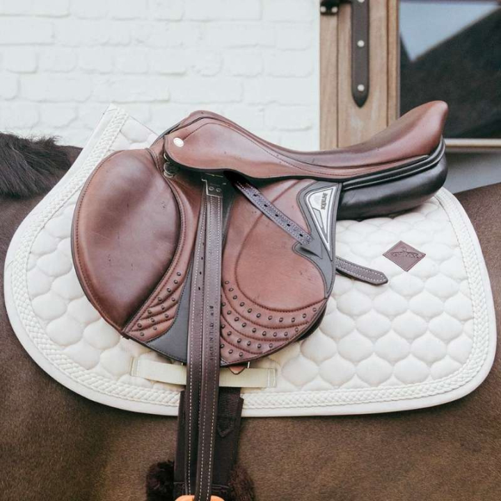 Schabrak Plaited Cord Beige i gruppen Hästutrustning / Schabrak / Allround-, hoppschabrak hos Horseonline AB (4272232SJBE_r)
