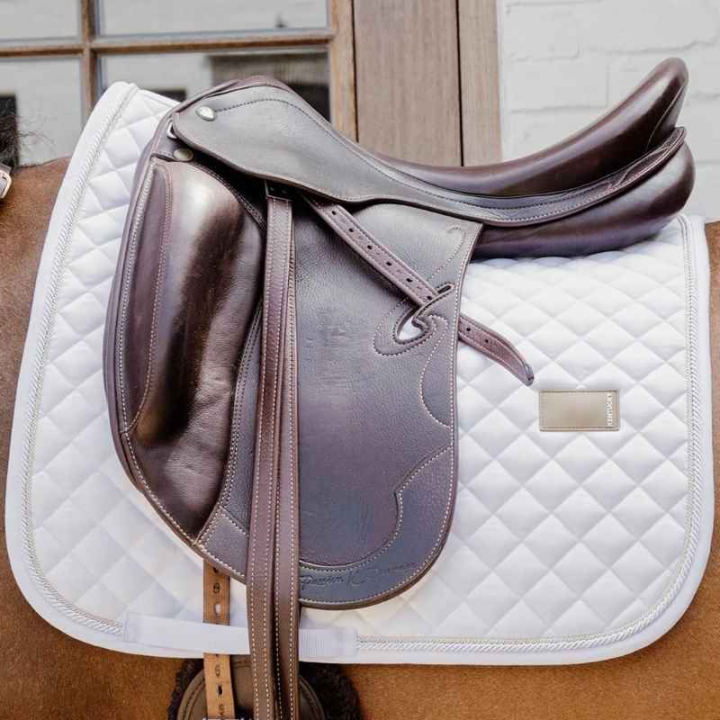 Dressyrschabrak Diamond Rope Vit i gruppen Hästutrustning / Schabrak / Dressyrschabrak hos Horseonline AB (4272402DRWH_r)