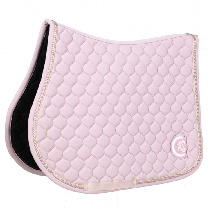 Schabrak Onion Quilt 3D Logo Blekrosa i gruppen Hästutrustning / Schabrak / Allround-, hoppschabrak hos Horseonline AB (4272850SJLPI_r)