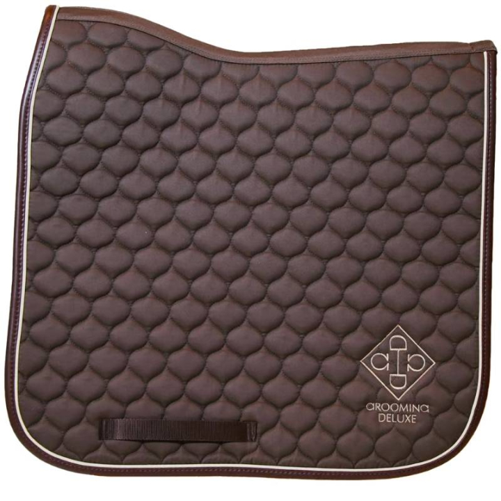 Dressyrschabrak Grooming Deluxe Brun i gruppen Hästutrustning / Schabrak / Dressyrschabrak hos Horseonline AB (4273105DRBR_r)