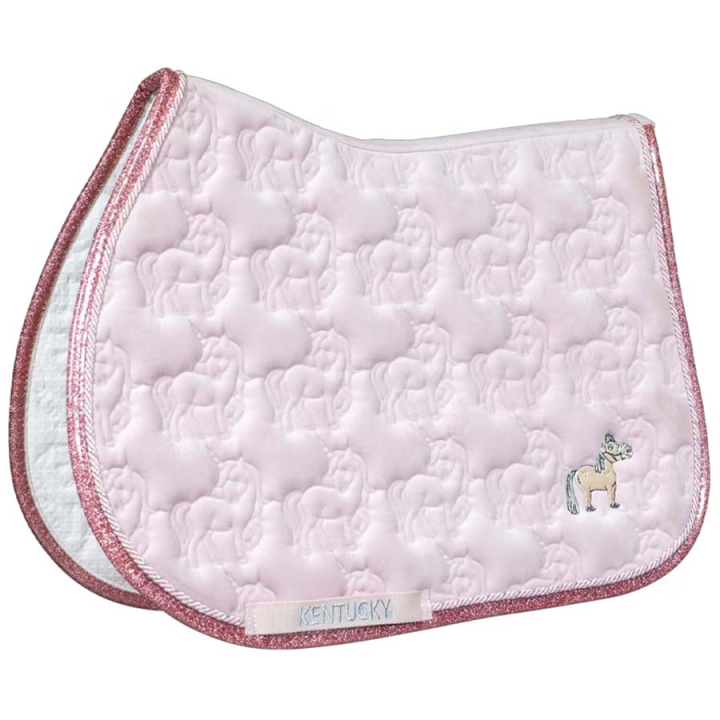 Schabrak Unicorn Head Glitter Ljusrosa i gruppen Hästutrustning / Schabrak / Allround-, hoppschabrak hos Horseonline AB (4273650PLPI_r)