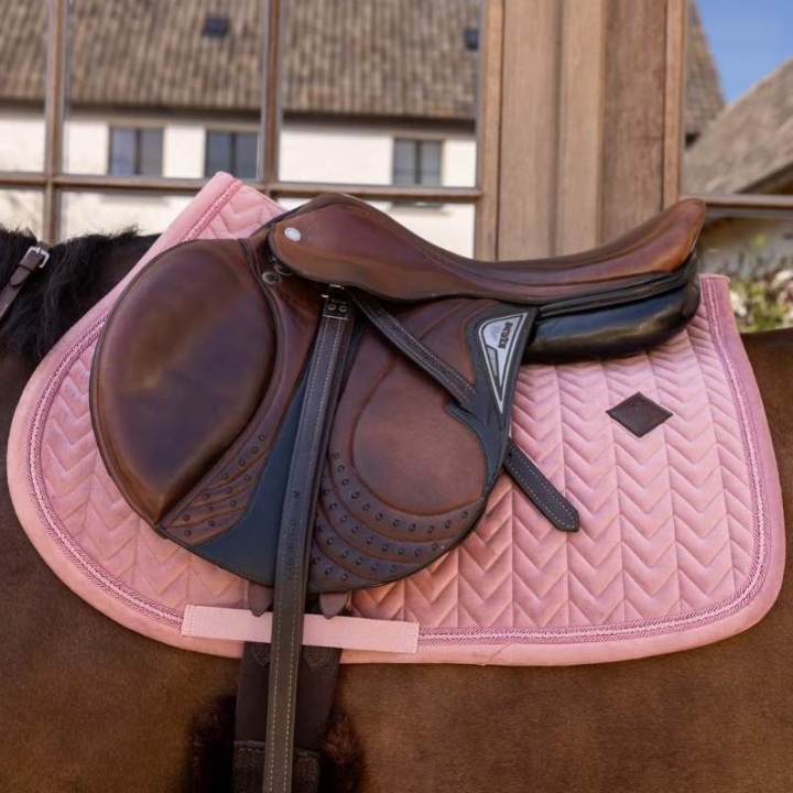 Schabrak Velvet Mini Pearls Gammelrosa i gruppen Hästutrustning / Schabrak / Allround-, hoppschabrak hos Horseonline AB (4275010POPI_r)