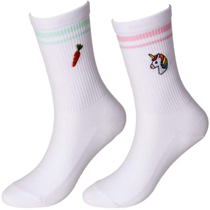 Strumpor Unicorn 2-pack Vit i gruppen Ridkläder / Ridstrumpor hos Horseonline AB (4275602UNICOWH_r)