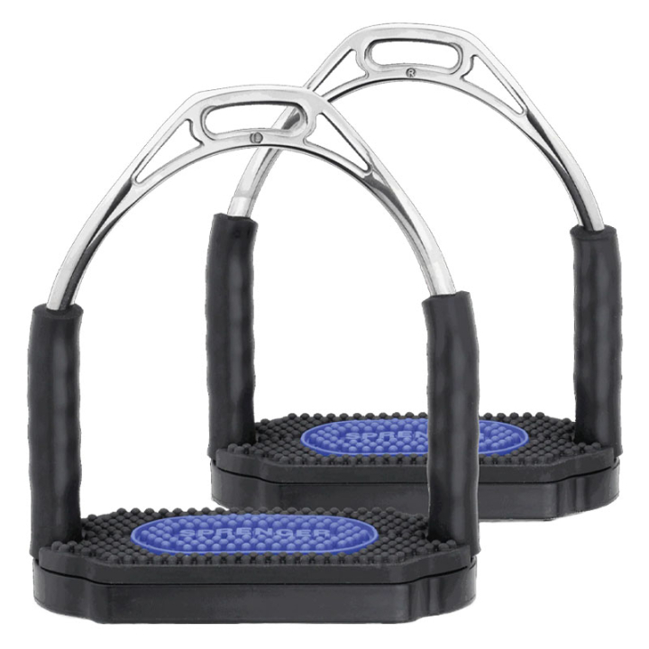 Stigbyglar Bow Balance Svart/Silver i gruppen Hästutrustning / Stigbyglar hos Horseonline AB (4426611255BASI_r)