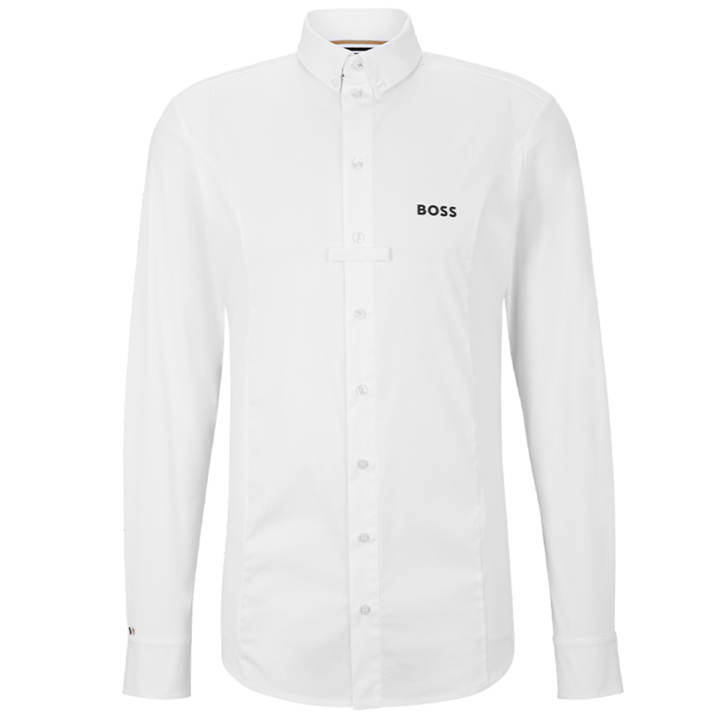 Tävlingsskjorta Herr Norman Vit i gruppen Ridkläder / Ridtoppar & T-shirts / Tävlingstoppar hos Horseonline AB (4613B1M04011WH_r)