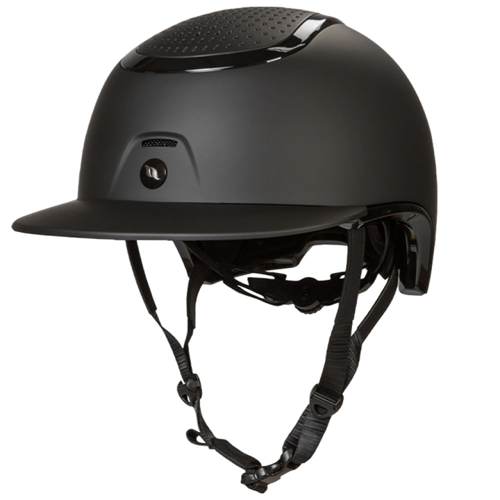 Ridhjälm MIPS Strixx Wide Peak Matte/Glossy Svart i gruppen Ridutrustning / Ridhjälmar / MIPS-ridhjälmar hos Horseonline AB (47510001BA_r)