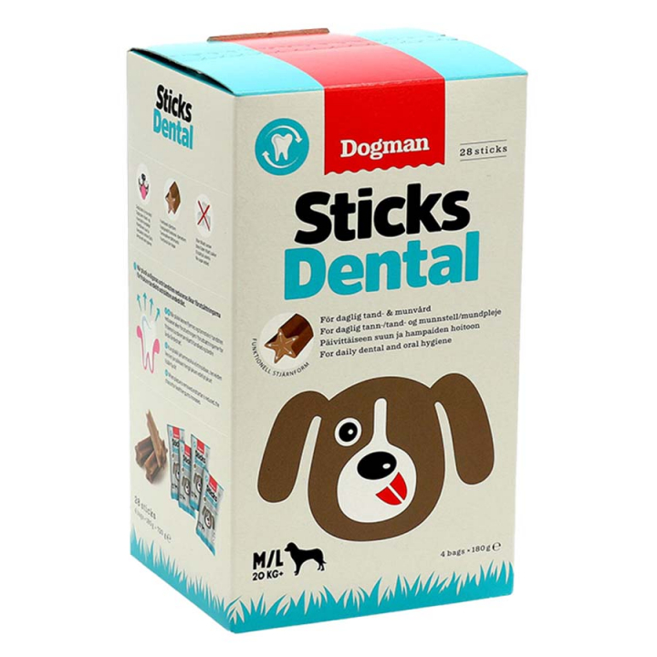 Tuggben Dental Sticks Medium/Largre i gruppen Hund / Hundgodis & Tuggben hos Horseonline AB (479180L)