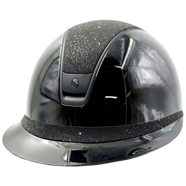 Ridhjälm Miss Shield 2.0 Glossy Crystal Fabric Matt Trim Svart i gruppen Ridutrustning / Ridhjälmar / Solskärm hos Horseonline AB (50227BLACKBLACBA_r)