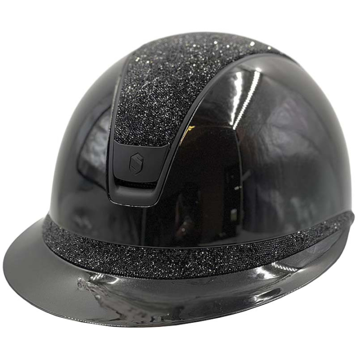 Ridhjälm Miss Shield 2.0 Glossy Ultra Fine Rocks Matt Trim Svart i gruppen Ridutrustning / Ridhjälmar / Solskärm hos Horseonline AB (50229BLACKBLACBA_r)