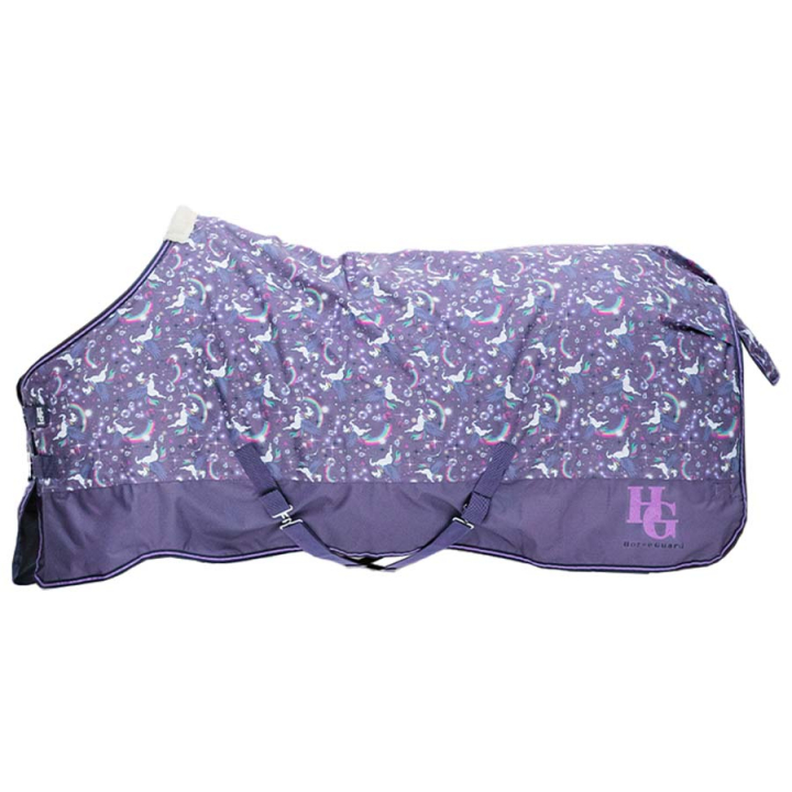 Utetäcke Josh Unicorns 600D 100g HG Lila i gruppen Hästtäcken / Utetäcken / Övergångstäcken hos Horseonline AB (50270951837PU)