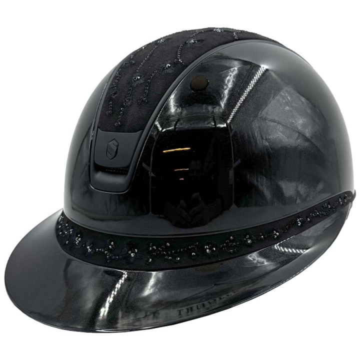 Ridhjälm Miss Shield 2.0 Glossy Cherry Blossom Matt Trim Svart i gruppen Ridutrustning / Ridhjälmar / Solskärm hos Horseonline AB (50348BLACKBLACBA_r)