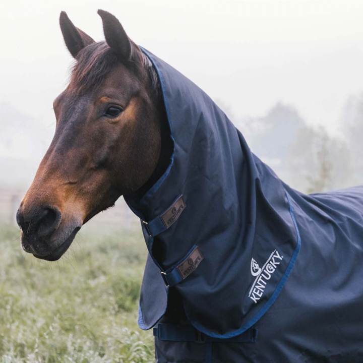 Hals All Weather Waterproof Comfort 200g Marinblå i gruppen Hästtäcken / Halsar hos Horseonline AB (52219NA_r)