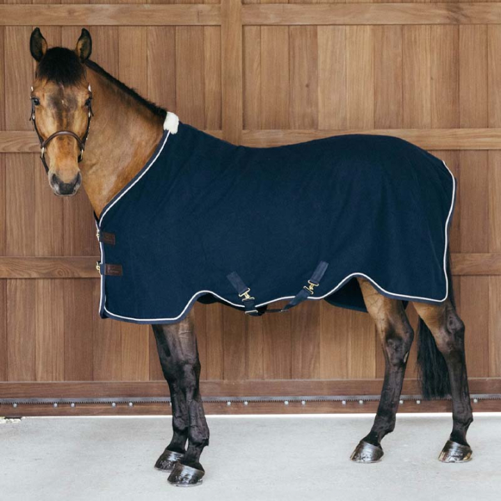 Fleecetäcke Vegan Wool Marinblå i gruppen Hästtäcken / Fleecetäcken hos Horseonline AB (52230NA_r)