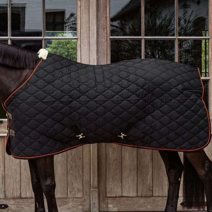 Stalltäcke Wave 600D 160g Svart i gruppen Hästtäcken / Stalltäcken hos Horseonline AB (5223801125BA_r)