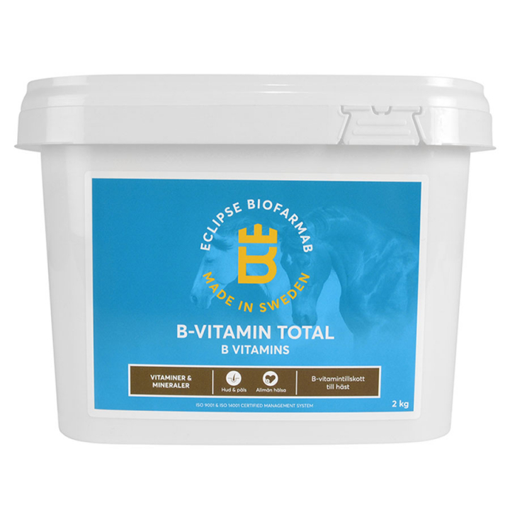 B-vitamin Total 2kg i gruppen Fodertillskott / Fodertillskott häst / Hud & Päls hos Horseonline AB (600984-2KG)