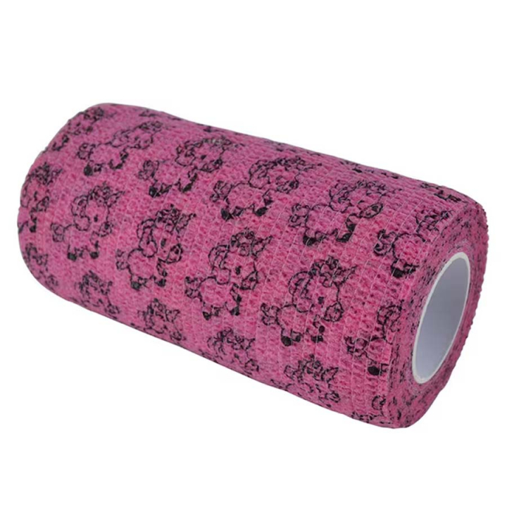 Flexlinda HS Elastisk Enhörningar Rosa i gruppen Skötsel & Vård / Sårvård & Salvor / Bandage hos Horseonline AB (602962PI)