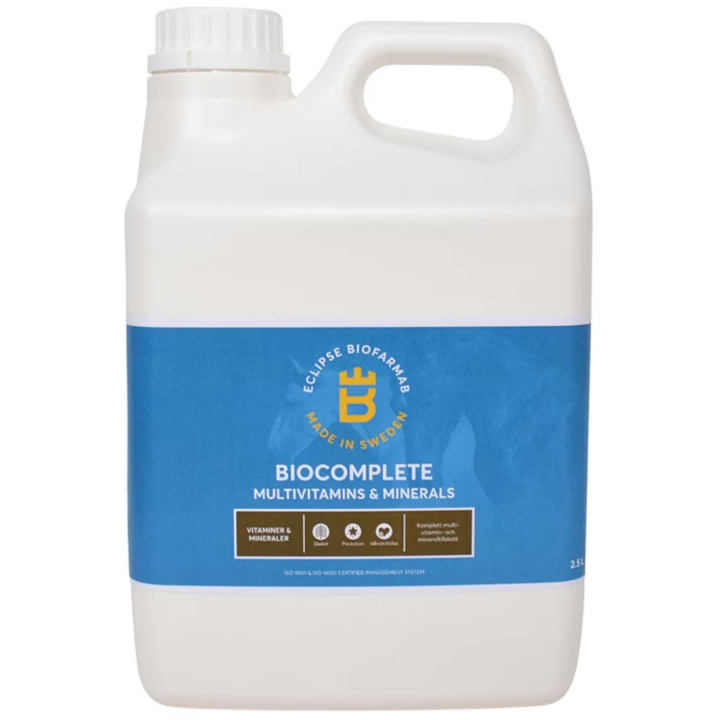 BioComplete 2,5L i gruppen Fodertillskott / Fodertillskott häst / Vitaminer & Mineraler hos Horseonline AB (603411)