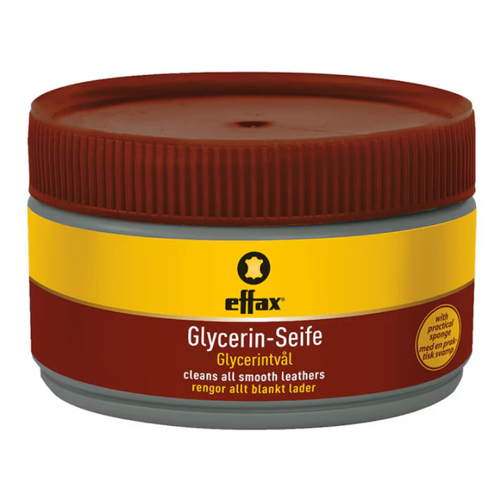 Glycerintvål med svamp i gruppen Skötsel & Vård / Lädervård hos Horseonline AB (603479)