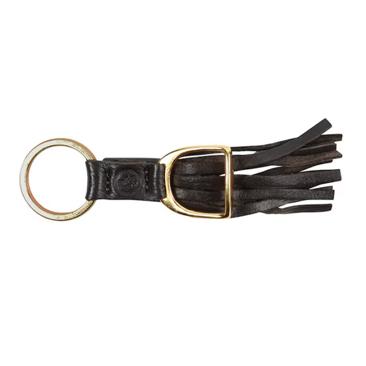 Nyckelring HS Tassle Stigbygel Brun/Guld i gruppen Ridkläder / Accessoarer hos Horseonline AB (603518GD)