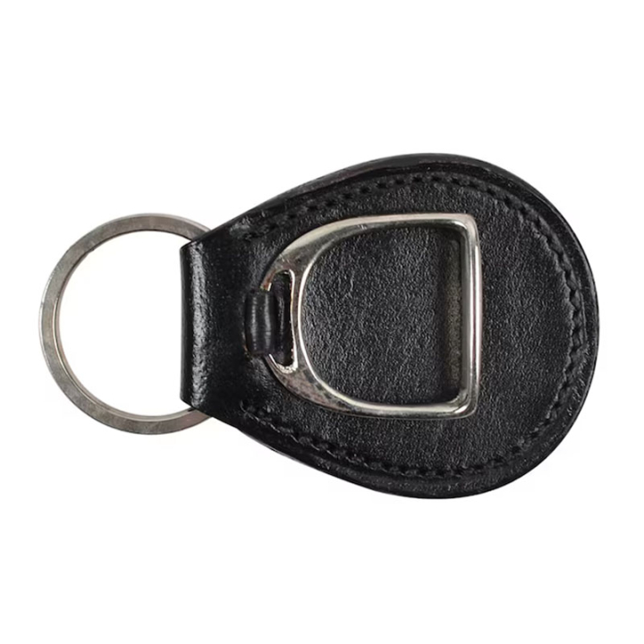 Nyckelring HS Stirrup Plate Svart/Silver i gruppen Ridkläder / Accessoarer hos Horseonline AB (603524BASI)