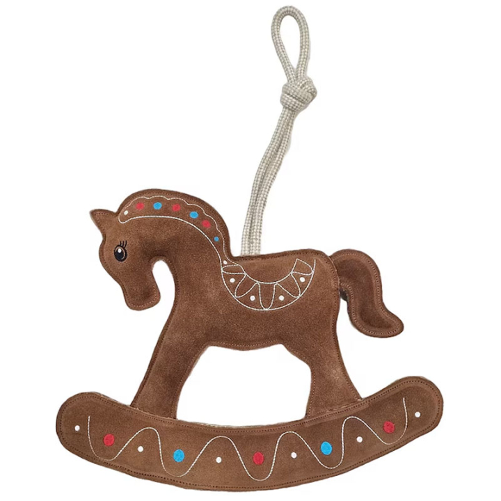 Hästleksak HS Pepparkakshäst i Mocka Brun i gruppen Stall & Hage / Hästleksaker hos Horseonline AB (604291BR)