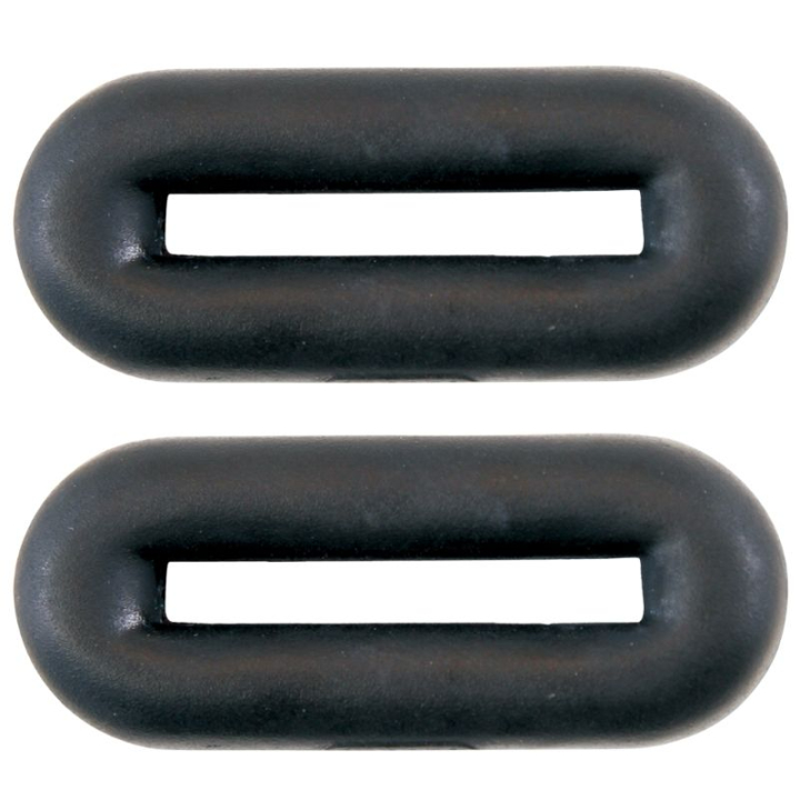 Martingalstopp Rubber 2-pack Svart i gruppen Hästutrustning / Tillbehör hos Horseonline AB (605901BA)