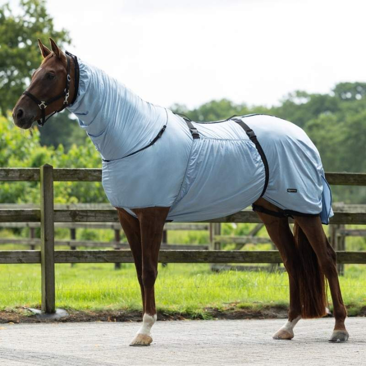 Eksemtäcke UV-Resistant Blå i gruppen Hästtäcken / Flugtäcken & Eksemtäcken hos Horseonline AB (6060SB10BL_r)