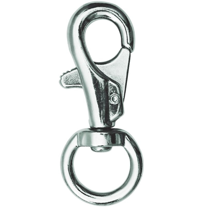 Snabbspänne Bolt-Snap Silver i gruppen Stall & Hage / Stallutrustning / Krokar & Hängare hos Horseonline AB (611700SI)