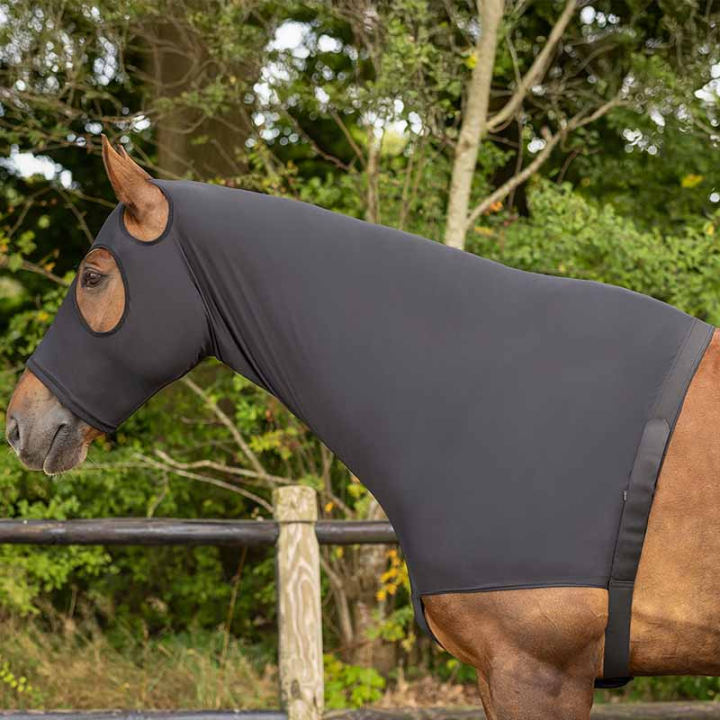 Bogskydd med Hals och Huva Svart i gruppen Hästtäcken / Tillbehör täcken / Bogskydd hos Horseonline AB (6224BA)