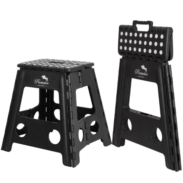 Hopfällbar Stallpall Anti-Slip Svart i gruppen Stall & Hage / Stallutrustning / Stallpallar & Uppsittningspallar hos Horseonline AB (651311BA)