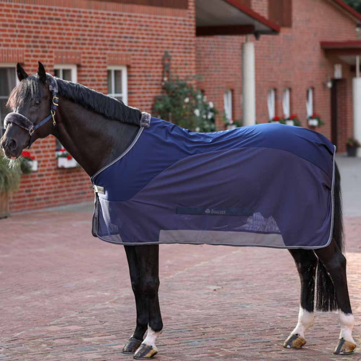 Svettäcke Show-Line Competition Cooler Marinblå i gruppen Hästtäcken / Coolertäcken hos Horseonline AB (6572521NA_r)