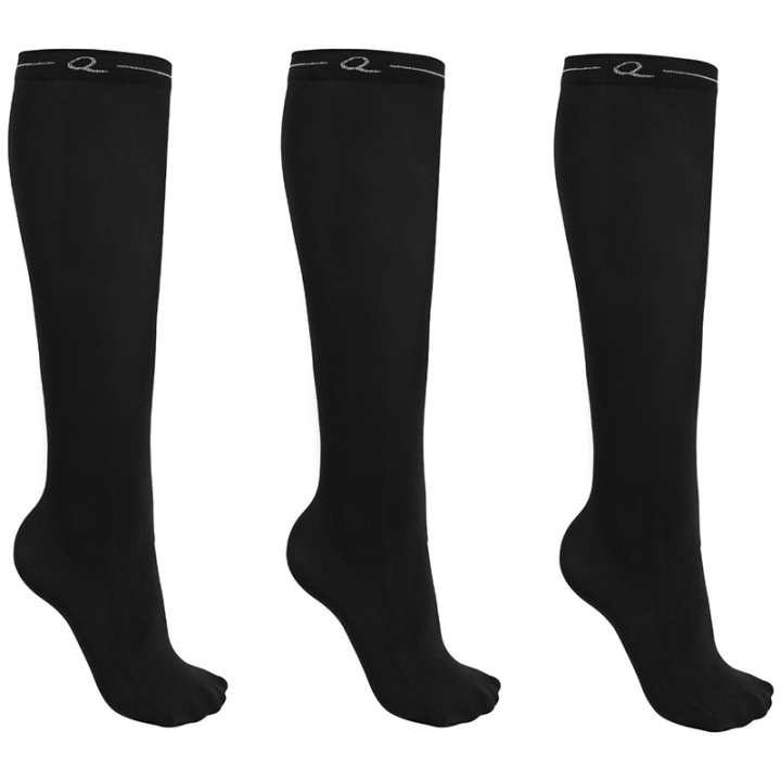 Ridstrumpor Show 3-pack Svart i gruppen Ridkläder / Ridstrumpor hos Horseonline AB (7328ZW3538BA_r)