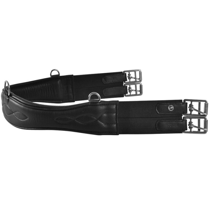 Anatomisk Sadelgjord HS Leather Svart i gruppen Hästutrustning / Sadelgjordar hos Horseonline AB (74250300BA_r)