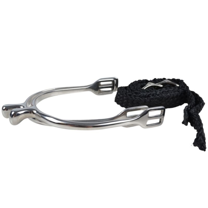 Sporrar HS Stainless Steel Rounded 20mm Silver i gruppen Ridutrustning / Sporrar hos Horseonline AB (797017SI)
