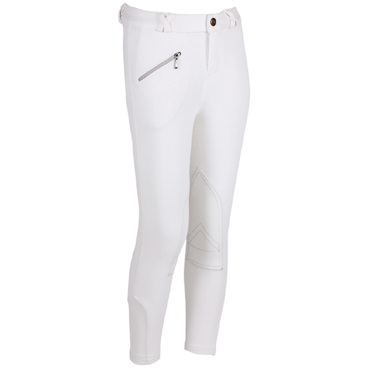 Ridbyxor Barn/Junior Basic Vit i gruppen Ridkläder / Ridbyxor & Ridtights / Ridbyxor hos Horseonline AB (8047WI98WH_r)