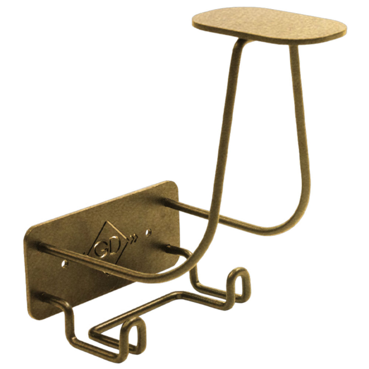 Hjälmhållare Steel Hook Guld i gruppen Stall & Hage / Stallutrustning / Krokar & Hängare hos Horseonline AB (8217041GD)