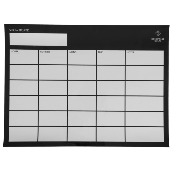 Tavla Show Board Magnetic Svart i gruppen Stall & Hage / Stallutrustning / Övrigt hos Horseonline AB (82270013BA)