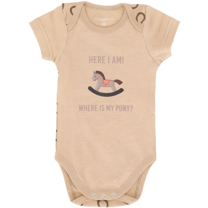 Kortärmad Body Bobby Beige i gruppen Ridkläder / Ridtoppar & T-shirts / T-shirts hos Horseonline AB (8686BE56BE_r)