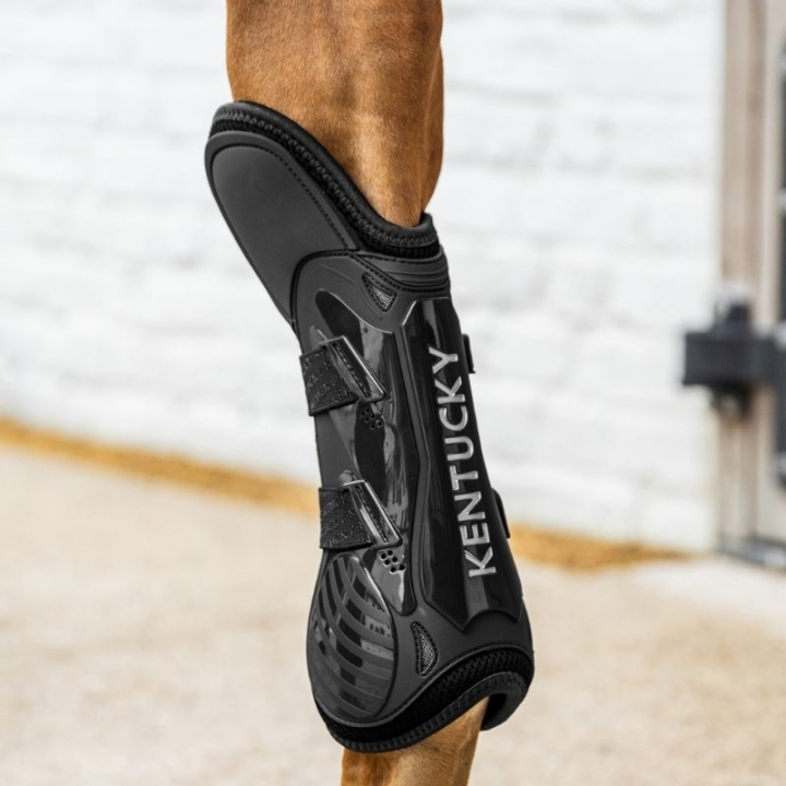 Benskydd Bamboo Shield Elastic Knee Protection Svart i gruppen Hästutrustning / Benskydd & Benlindor / Senskydd hos Horseonline AB (8811501LBA_r)