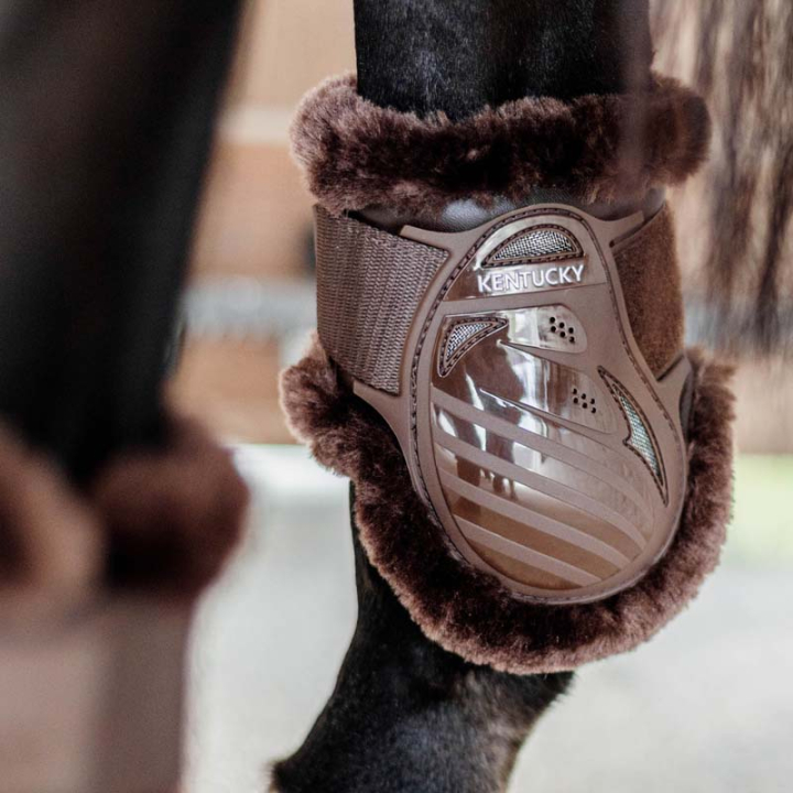 Strykkappor Young Vegan Sheepskin Brun/Brun i gruppen Hästutrustning / Benskydd & Benlindor / Bakbensskydd hos Horseonline AB (88205BRBR_r)