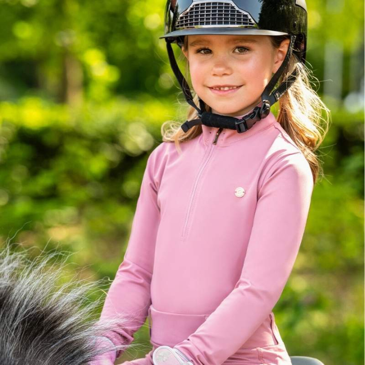 Ridtröja Barn/Junior Lucky Start Rosa i gruppen Ridkläder / Tröjor hos Horseonline AB (8921SOPI98PI_r)