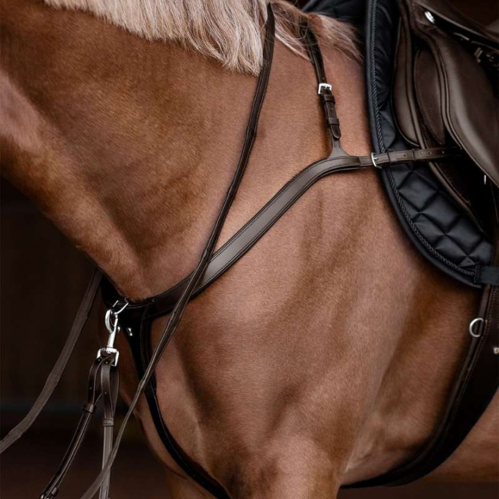 Förbygel Long Bridge X-Line Brun i gruppen Hästutrustning / Martingal & Förbygel / Förbygel hos Horseonline AB (9581230VBR_r)