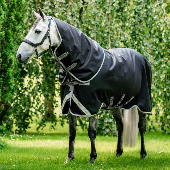 Regntäcke Amigo Plus 1200D 50g Svart/Grå i gruppen Hästtäcken / Utetäcken / Regntäcken hos Horseonline AB (AAOPL1KJIBAGR_r)